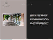 Tablet Screenshot of fratellisalon.com
